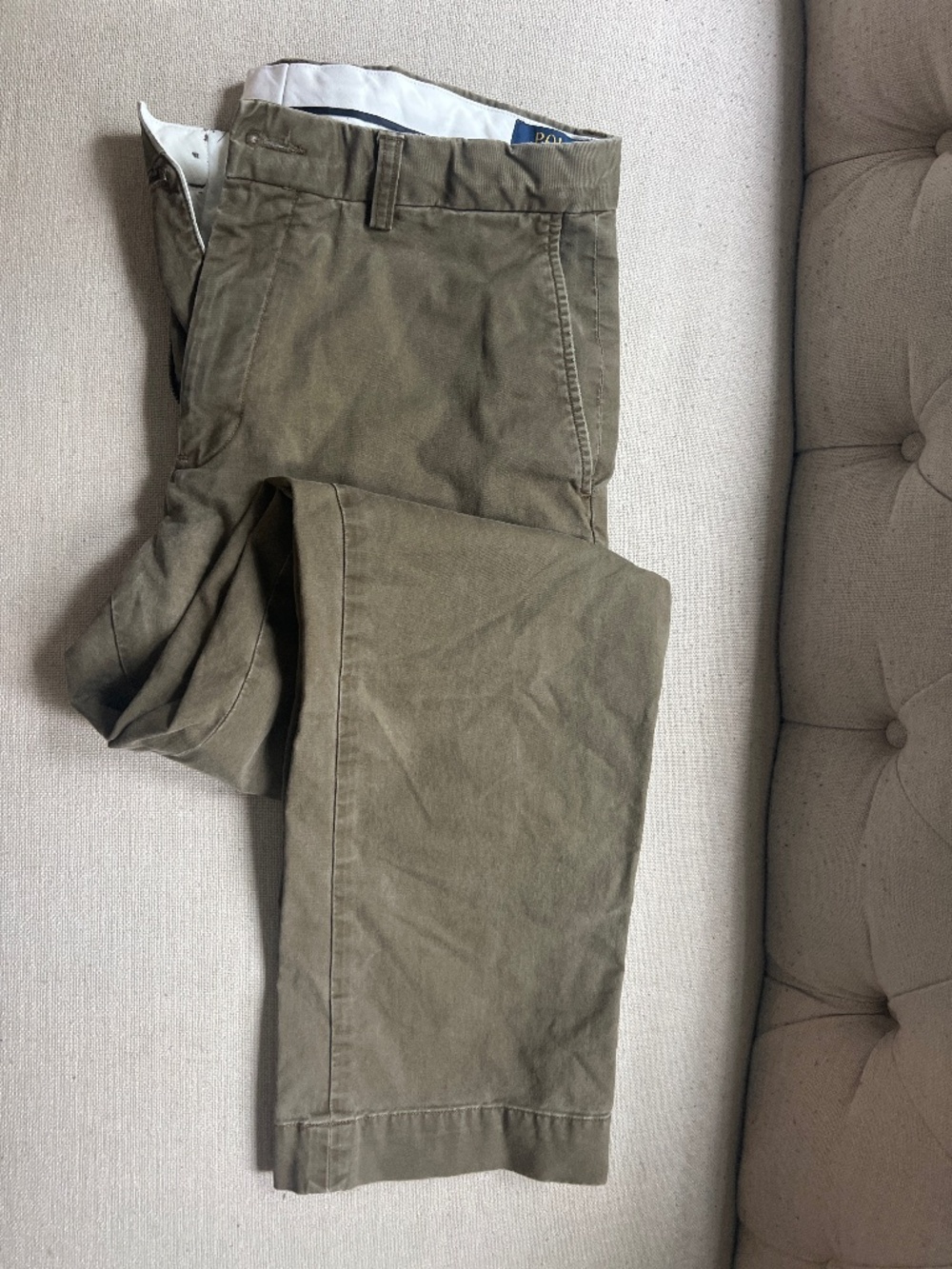 Polo Ralph Lauren Chinos - Lot of 3 Chinos - Olive Green, Grey, Blue